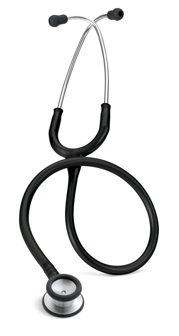 3M Littmann Classic II Pediatric stethoscope, standard finish chestpiece, black tube