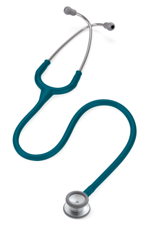 3M Littmann Classic II Pediatric stethoscope, standard finish chestpiece, Caribbean blue tube