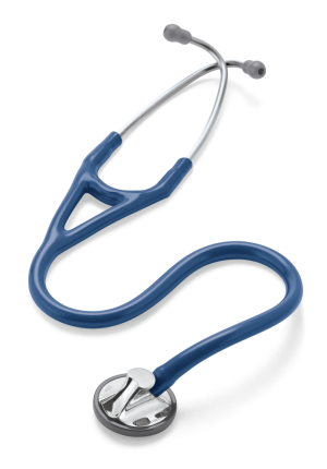 3M Littmann master cardiology stethoscope, standard finish chestpiece, navy blue tube
