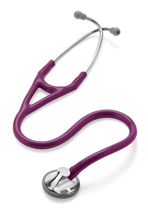 3M Littmann master cardiology stethoscope, standard finish chestpiece, plum tube