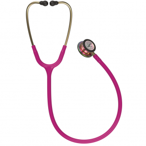 3M Littmann Classic III, Monitoring stethoscope, rainbow finish chestpiece, raspberry tube