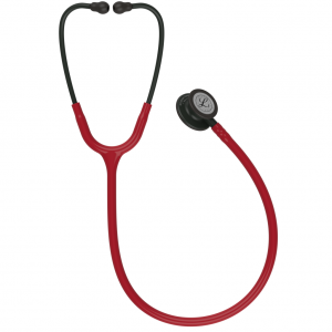 3M Littmann Classic III, Monitoring stethoscope, black finish chestpiece, Burgundy tube