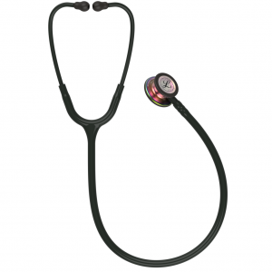 3M Littmann Classic III, Monitoring stethoscope, rainbow finish chestpiece, black tube