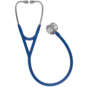 3M Littmann cardiology IV diagnostic stethoscope, standard finish chestpiece, navy blue tube