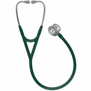 3M Littmann cardiology IV diagnostic stethoscope, standard finish chestpiece, hunter green tube