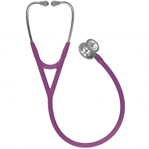 3M Littmann cardiology IV diagnostic stethoscope, standard finish chestpiece, plum tube