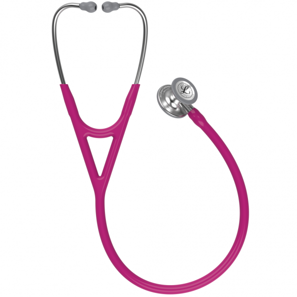 3M Littmann cardiology IV diagnostic stethoscope, standard finish chestpiece, raspberry tube