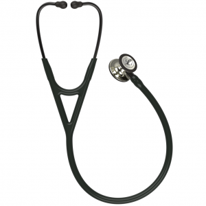 3M Littmann cardiology IV diagnostic stethoscope, champagne finish chestpiece, black tube