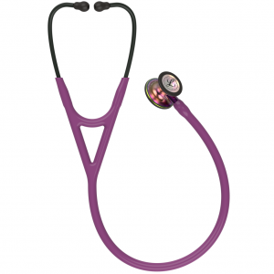 3M Littmann cardiology IV diagnostic stethoscope, rainbow edition, plum tube, violet stem